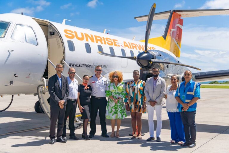 Sunrise Airways intra-Caribbean flight