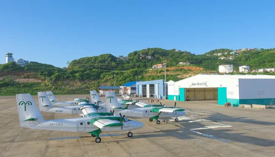 connectivité aérienne inter-îles