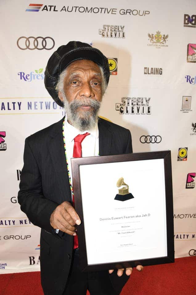 Steely and Clevie honored at Grammy Certificates in Jamaica. RK 2025