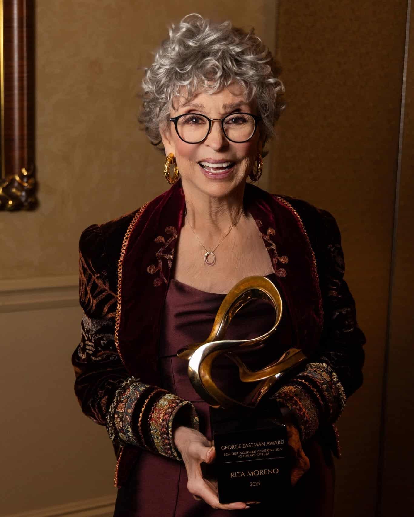 Rita Moreno, Puerto Rican actress, at the George Eastman Award ceremony in 2025